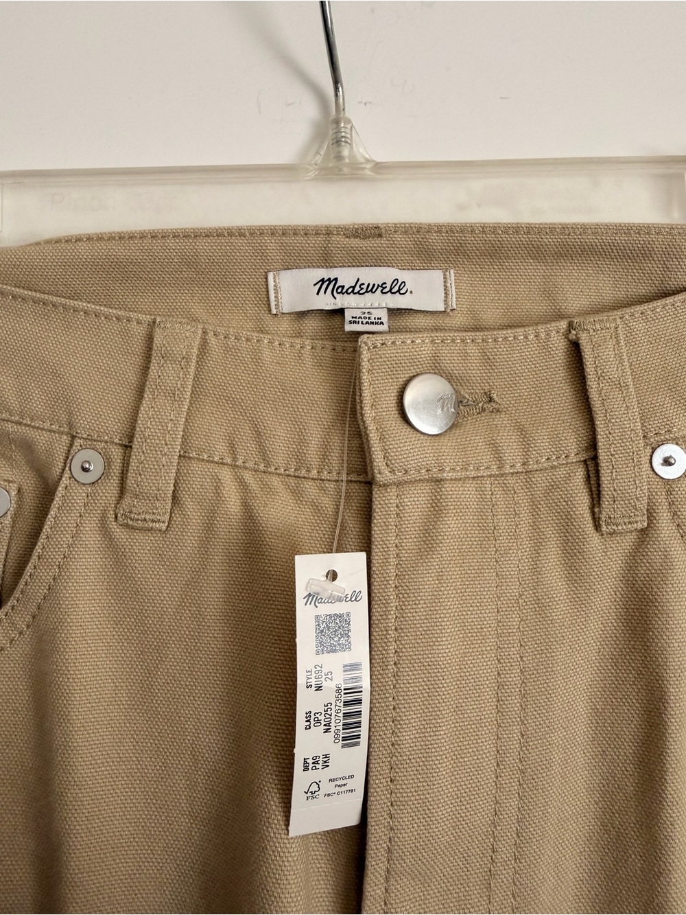 Nwt Madewell Straight Jeans - Picture 2 of 4